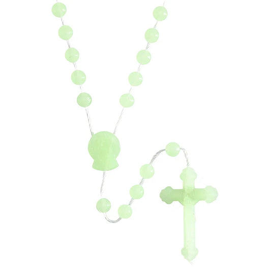 Rose-Scented Luminous Cord Rosary