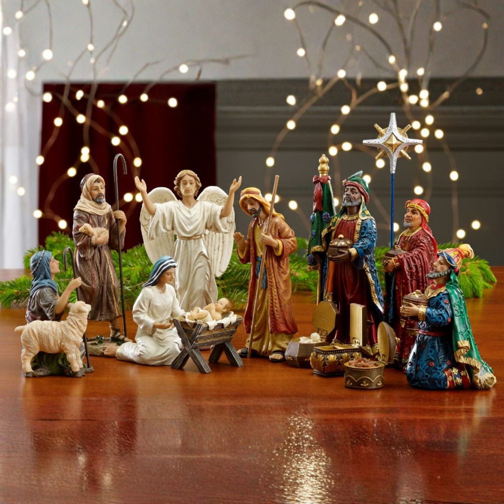 Three Kings Gifts 14" Collection – Real Gold, Frankincense & Myrrh