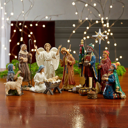 Three Kings Gifts 14" Collection – Real Gold, Frankincense & Myrrh