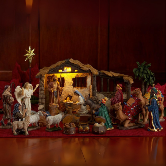 Three Kings Gifts 14" Collection – Real Gold, Frankincense & Myrrh
