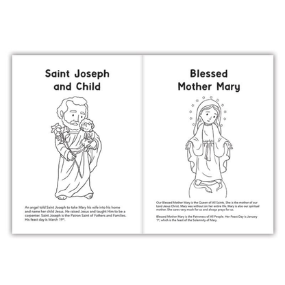 Mini Saints Colouring Book - Pk 18