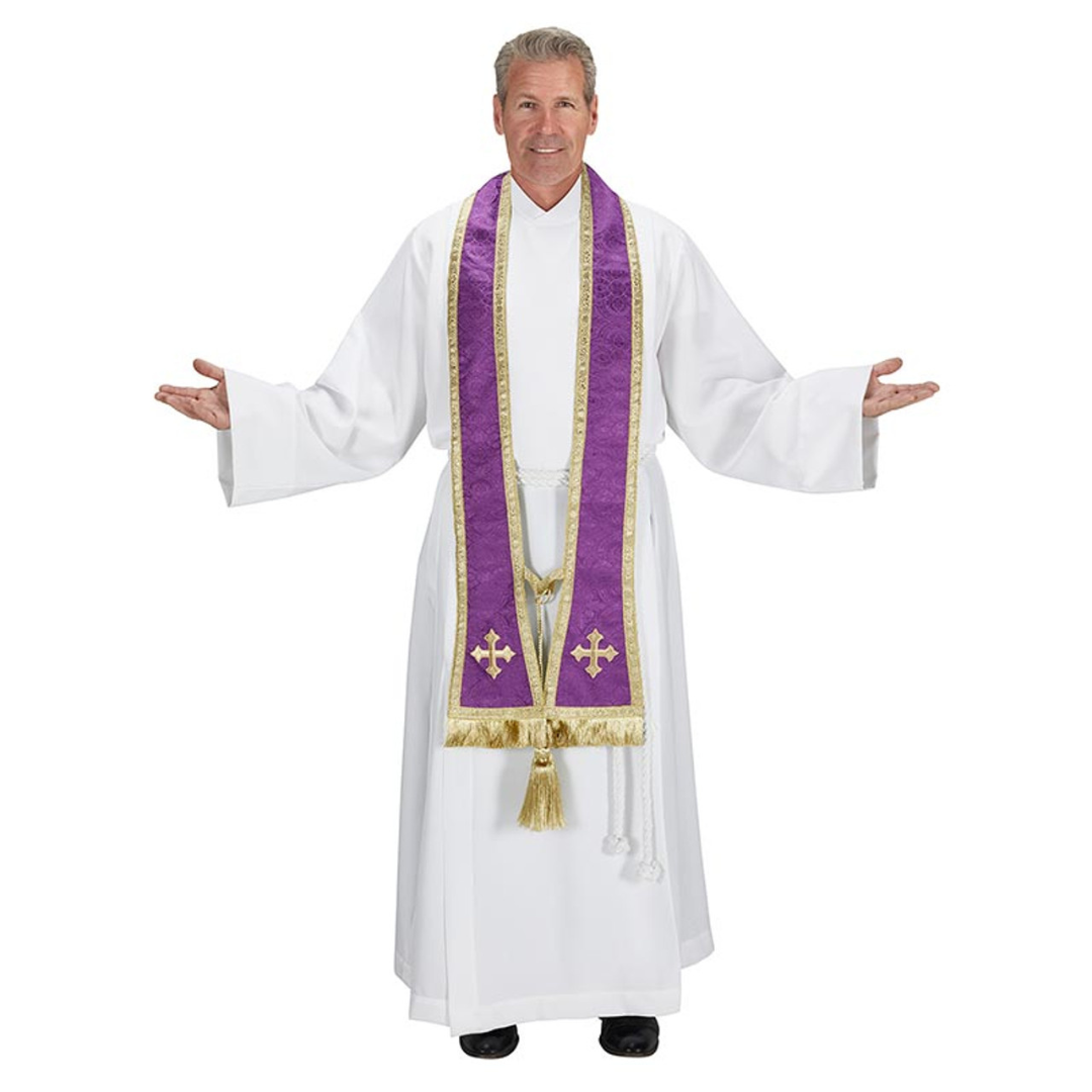 Reversible Jacquard Confessional Stole