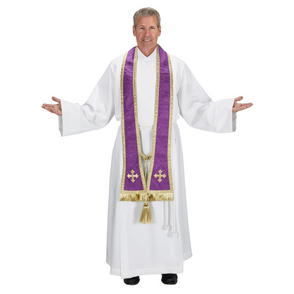 Reversible Jacquard Confessional Stole