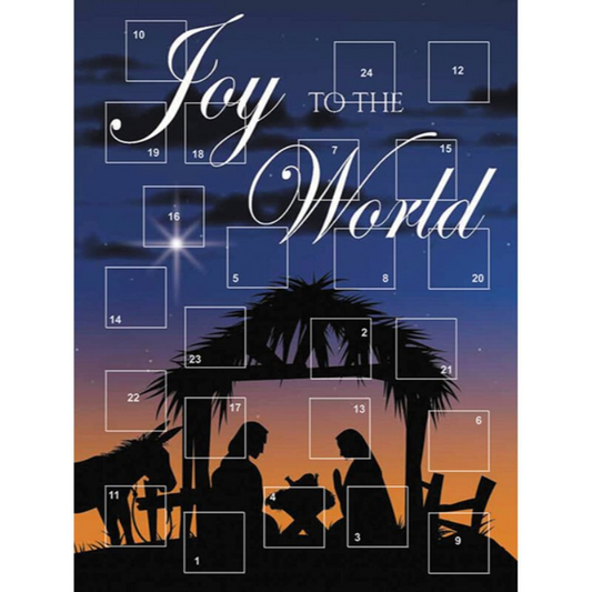 Joy to the World Advent Calendar - 12 Pk