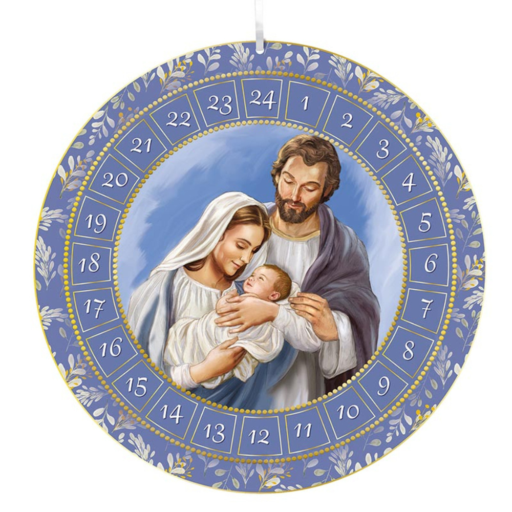 Wondrous Love Round Advent Calendar - 12 Pk