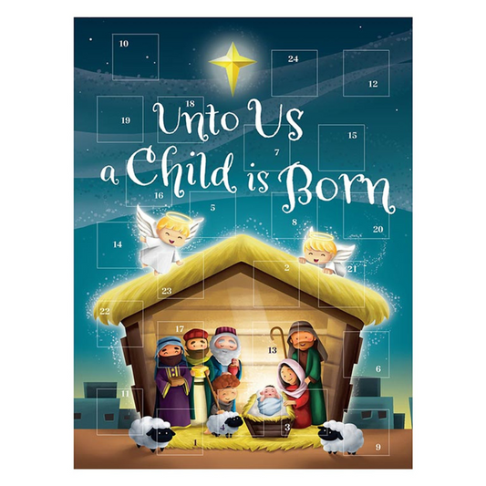 Unto Us A Child Is Born Advent Calendar - 12 Pk