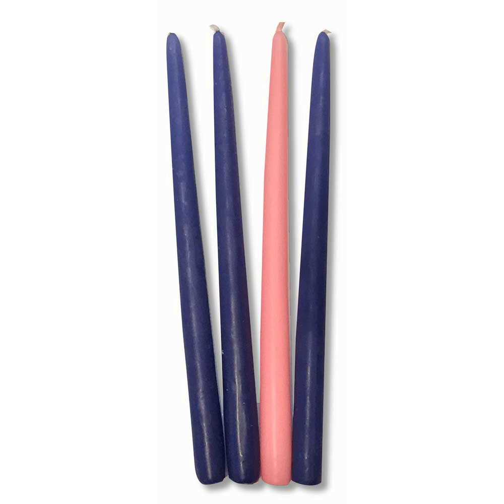 7/8" x 12" Tapered Advent Candles