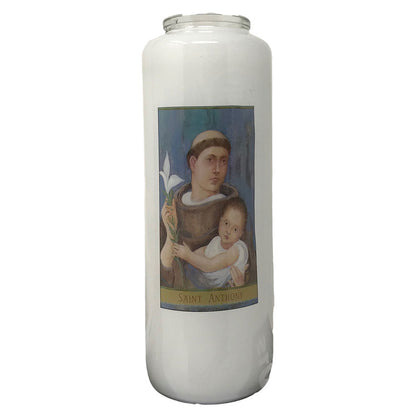 6 Day Saint Anthony Glass Devotional Light