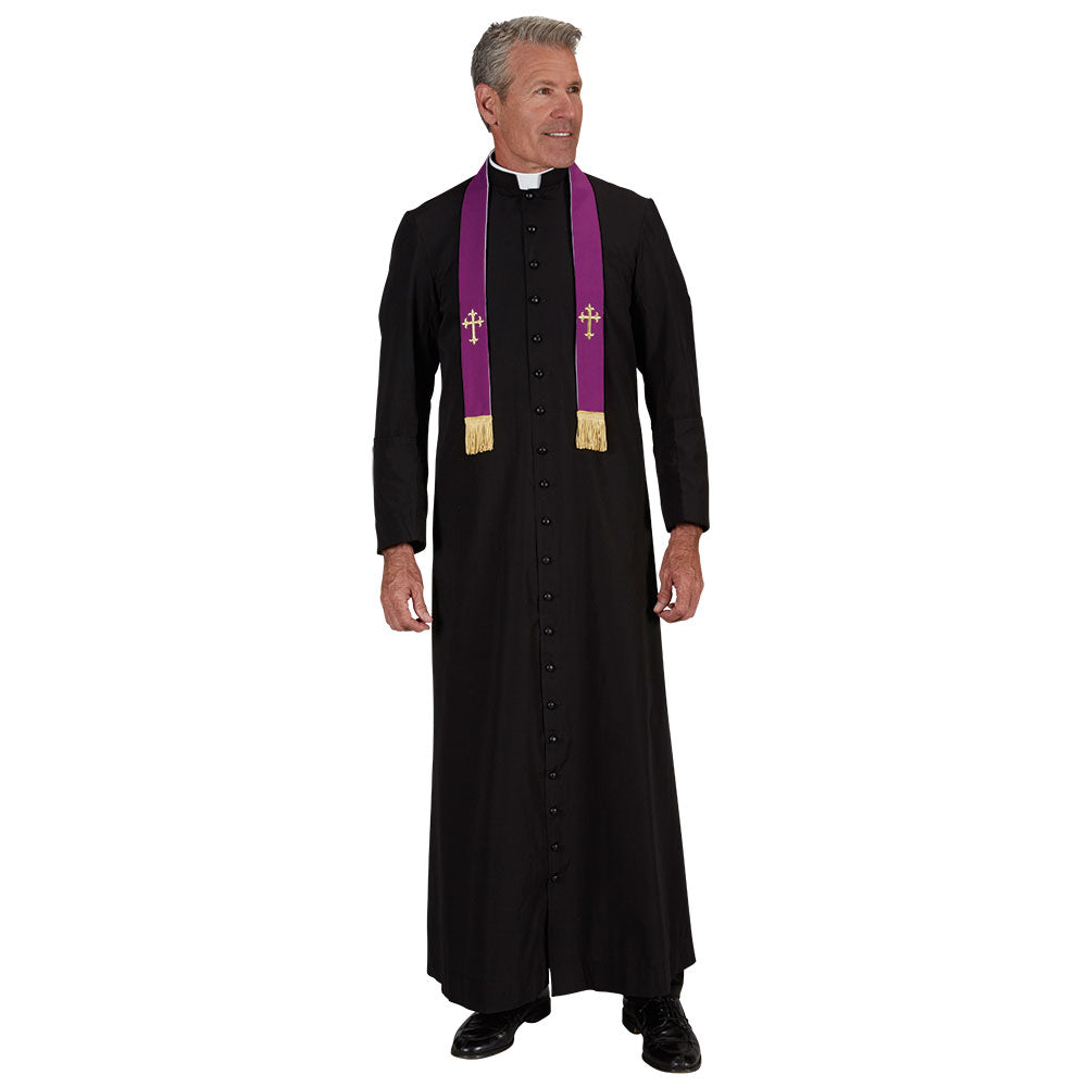 Purple/White Priest Reversible Stole