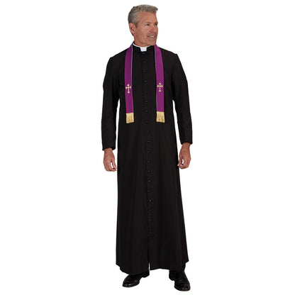 Purple/White Priest Reversible Stole