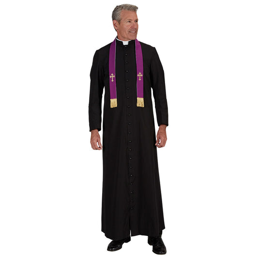 Purple/White Priest Reversible Stole