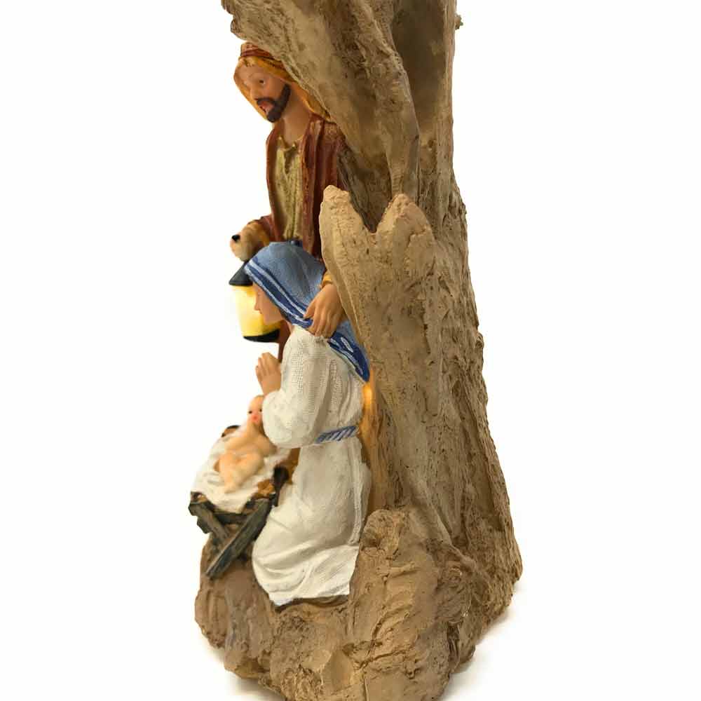 Three Kings Gift, The Original Gifts of Christmas Driftwood Creche Holy Family