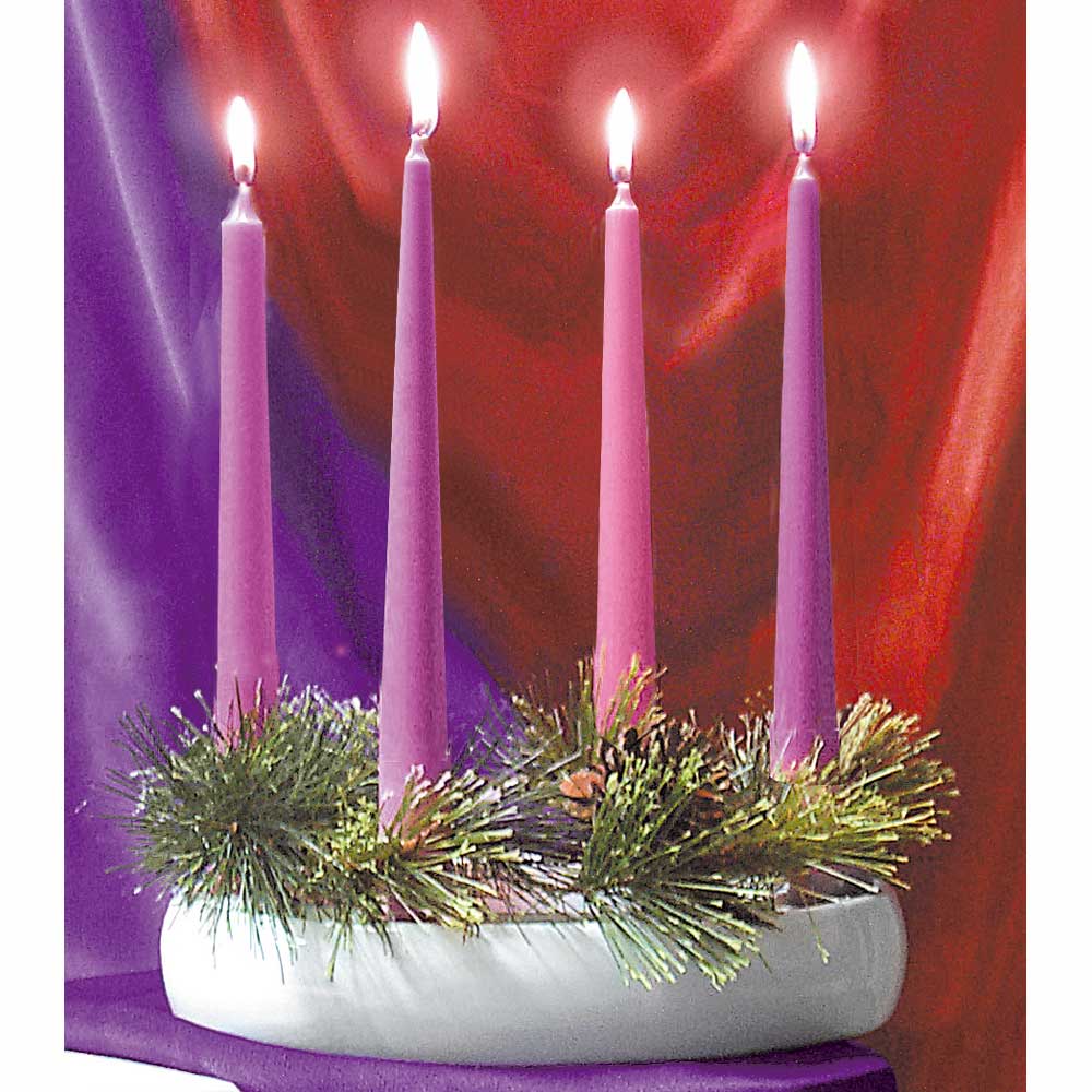 7/8" x 12" Tapered Advent Candles