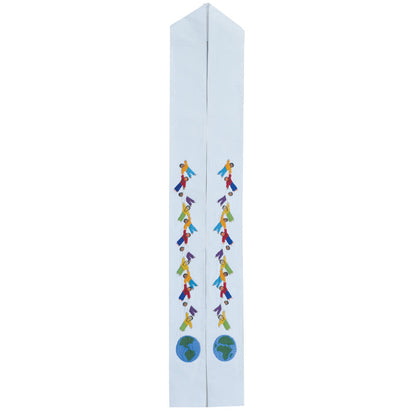 Fair Trade Children Hand-in-Hand Overlay Stole