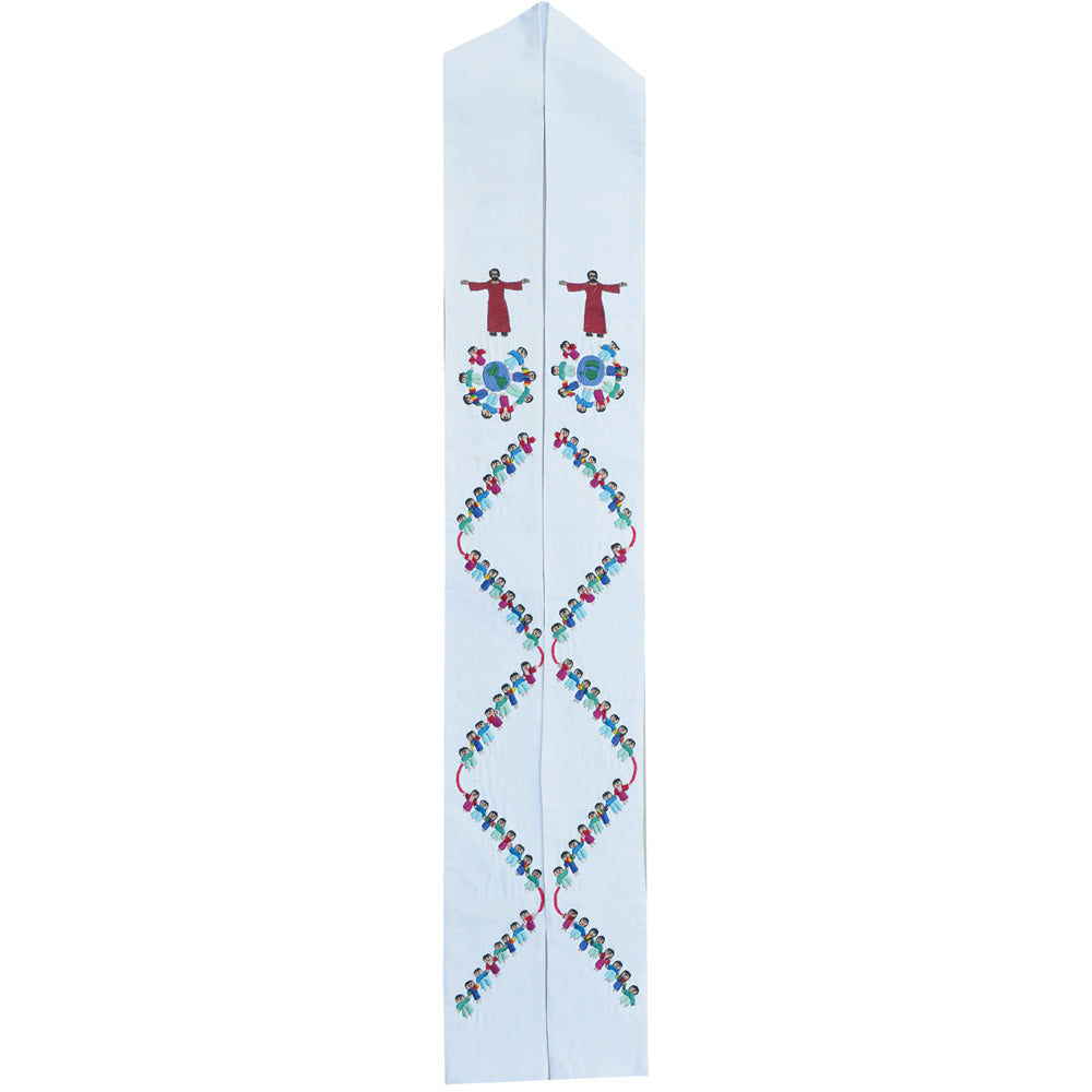 Fair Trade Chain of Children Overlay Stole